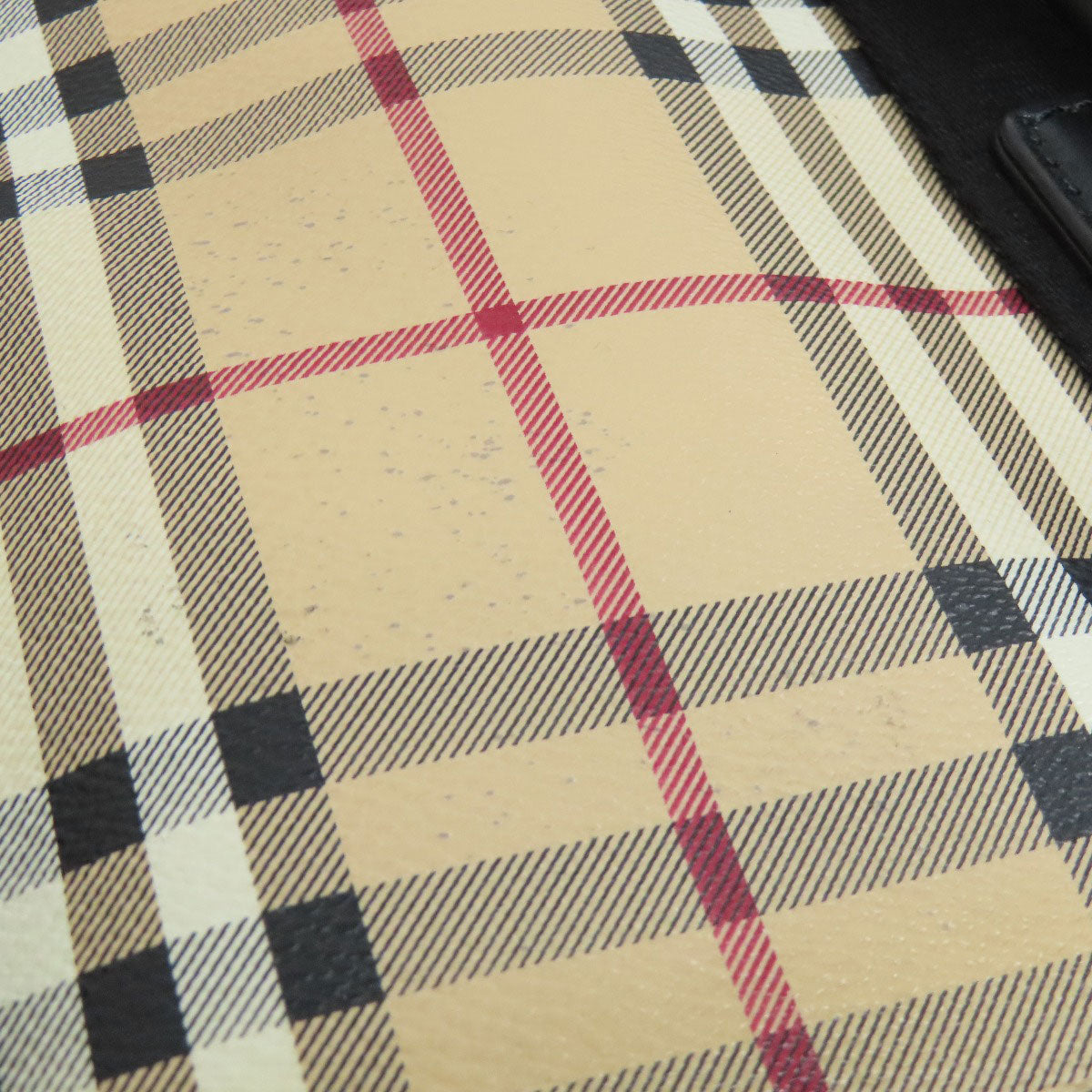 BURBERRY バーバリー ノバチェック 2WAY ビジネスバッグ PVC メンズ 中古