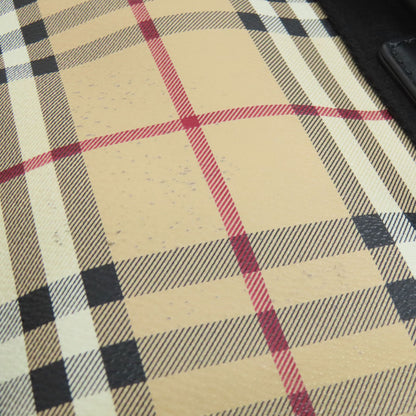 BURBERRY バーバリー ノバチェック 2WAY ビジネスバッグ PVC メンズ 中古