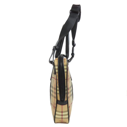 BURBERRY バーバリー ノバチェック 2WAY ビジネスバッグ PVC メンズ 中古