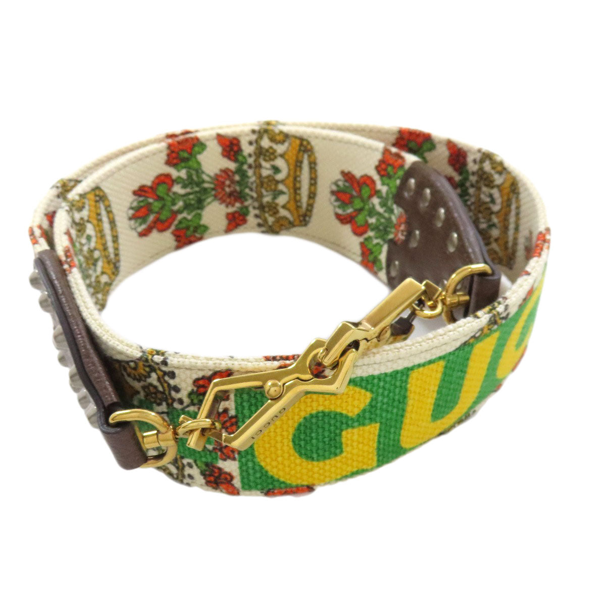 GUCCI グッチ 681173 バンブーバッグ 100周年記念モデル ハンドバッグ キャンバス レディース 中古