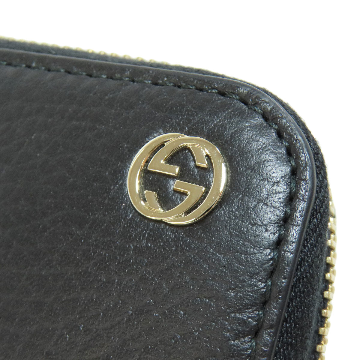 GUCCI グッチ 449347 インターロッキングG 長財布（小銭入れなし） レザー レディース 中古
