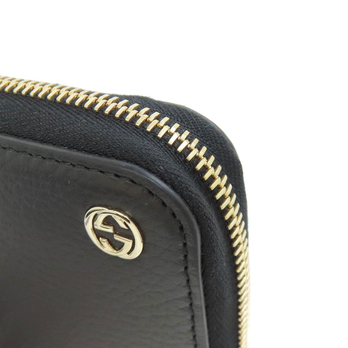 GUCCI グッチ 449347 インターロッキングG 長財布（小銭入れなし） レザー レディース 中古