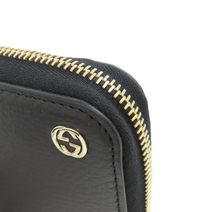 GUCCI グッチ 449347 インターロッキングG 長財布（小銭入れなし） レザー レディース 中古