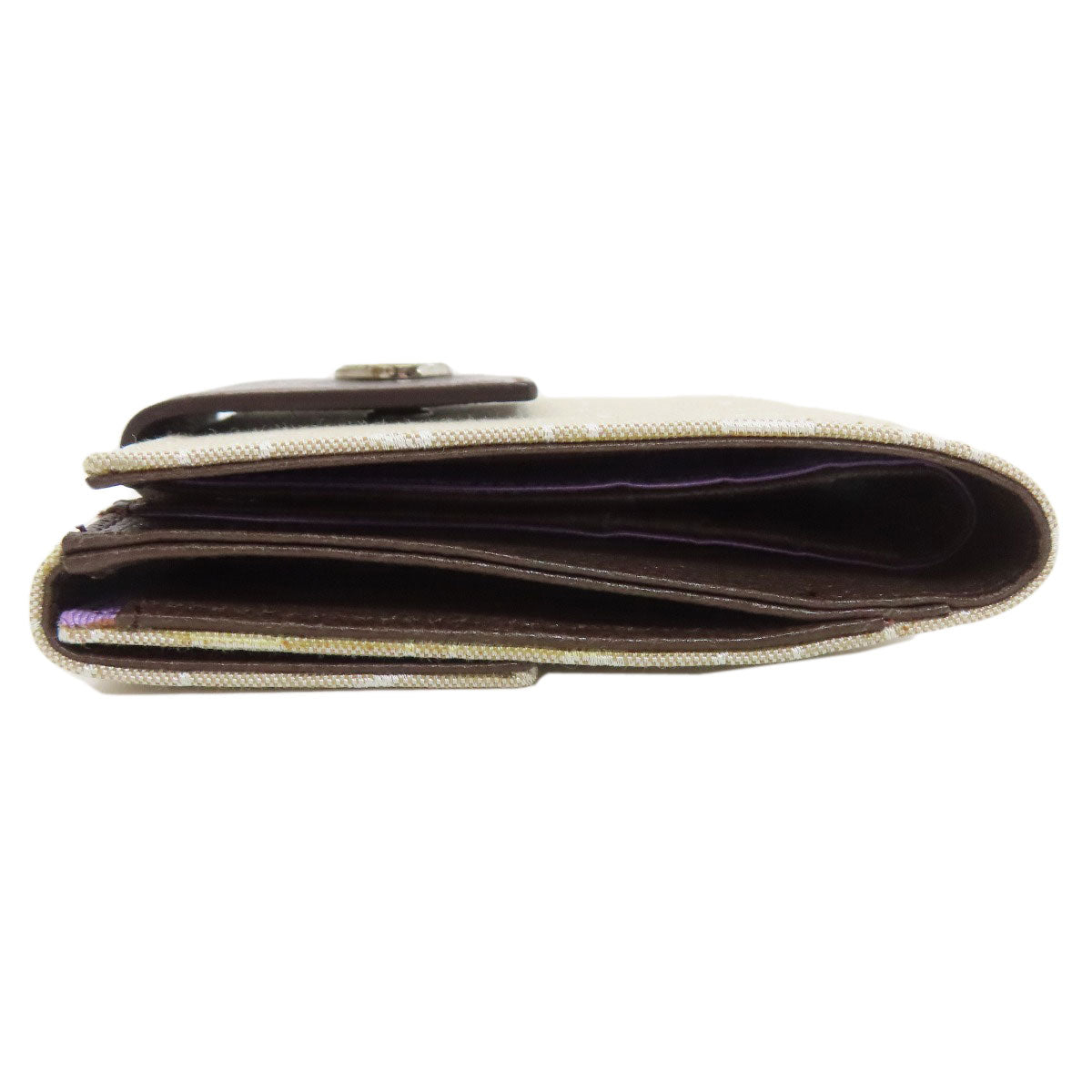 BVLGARI ブルガリ ロゴマニア ブルガリブルガリ 二つ折り財布（小銭入れあり） キャンバス レディース 中古