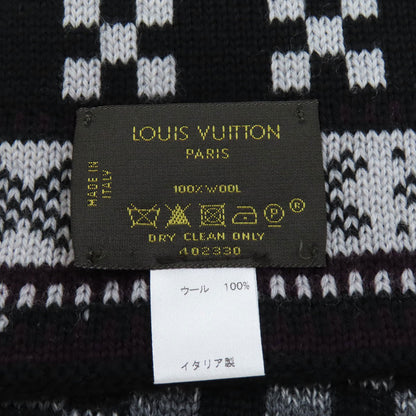 LOUIS VUITTON ルイヴィトン M72929 エシャルプ・フロコン マフラー ウール レディース 中古