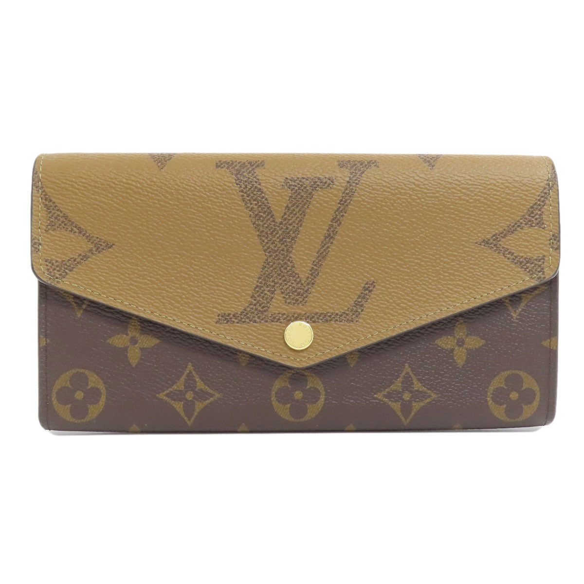 LOUIS VUITTON ルイヴィトン M80726 ポルトフォイユ・サラ 長財布（小銭入れあり） モノグラムジャイアント レディース 中古