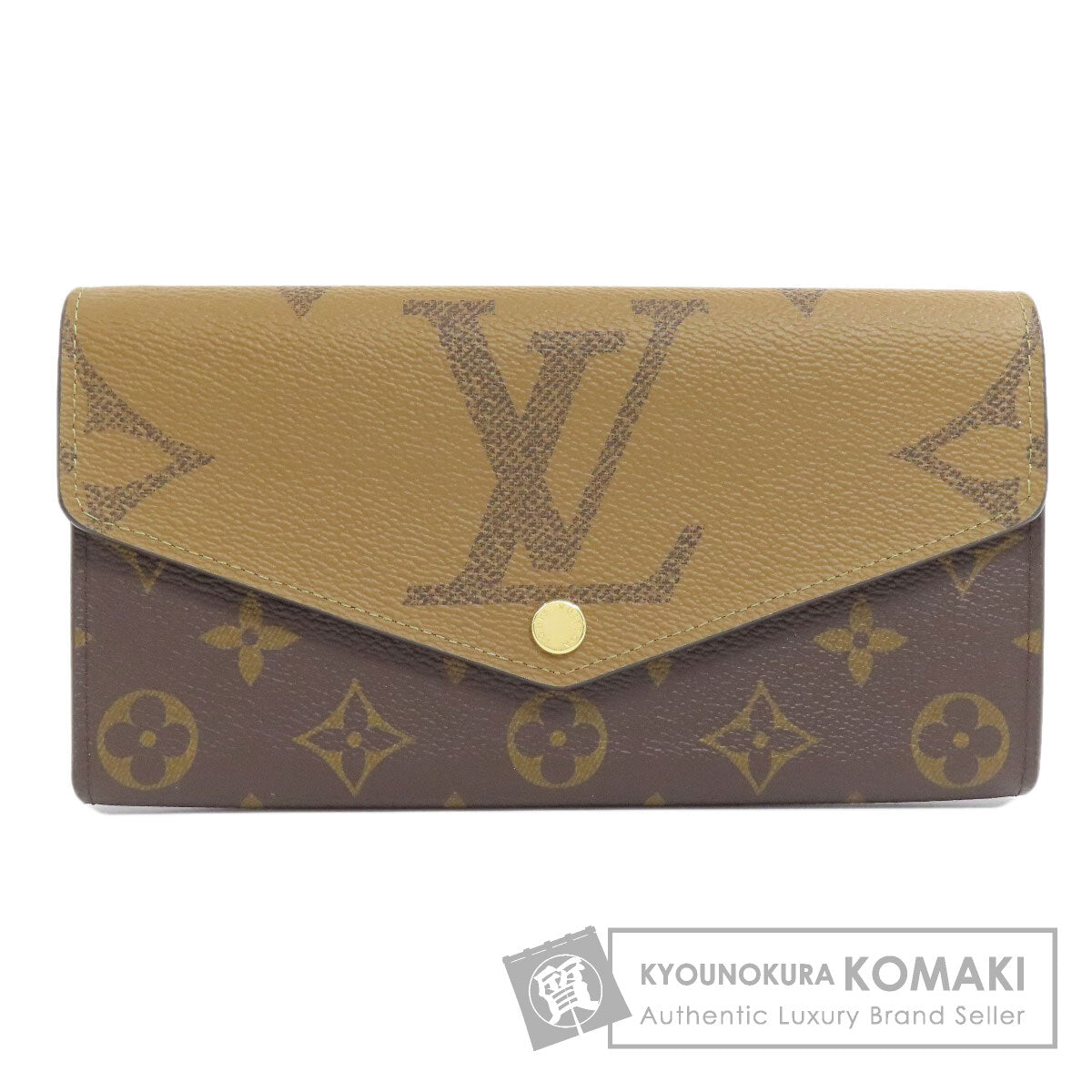 LOUIS VUITTON ルイヴィトン M80726 ポルトフォイユ・サラ 長財布（小銭入れあり） モノグラムジャイアント レディース 中古