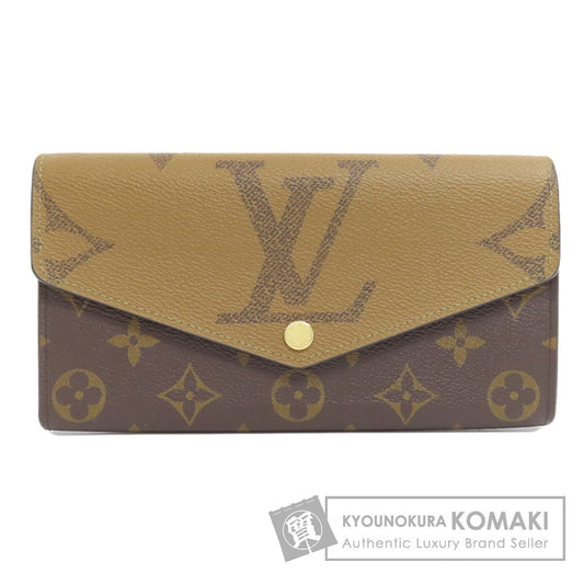 LOUIS VUITTON ルイヴィトン M80726 ポルトフォイユ・サラ 長財布（小銭入れあり） モノグラムジャイアント レディース 中古