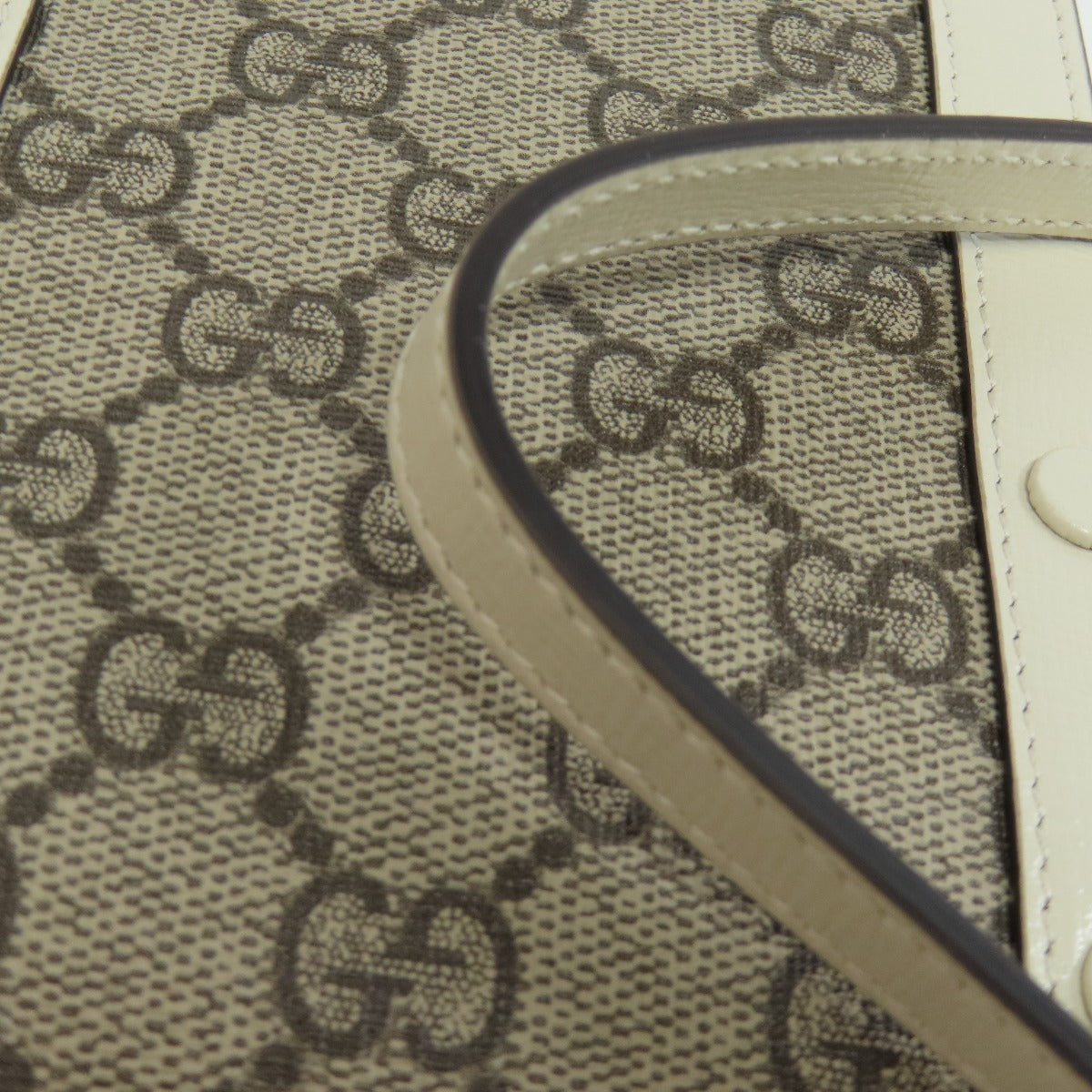 GUCCI グッチ 625615 ホースビット 1955 ミニバッグ ショルダーバッグ PVC レディース 中古