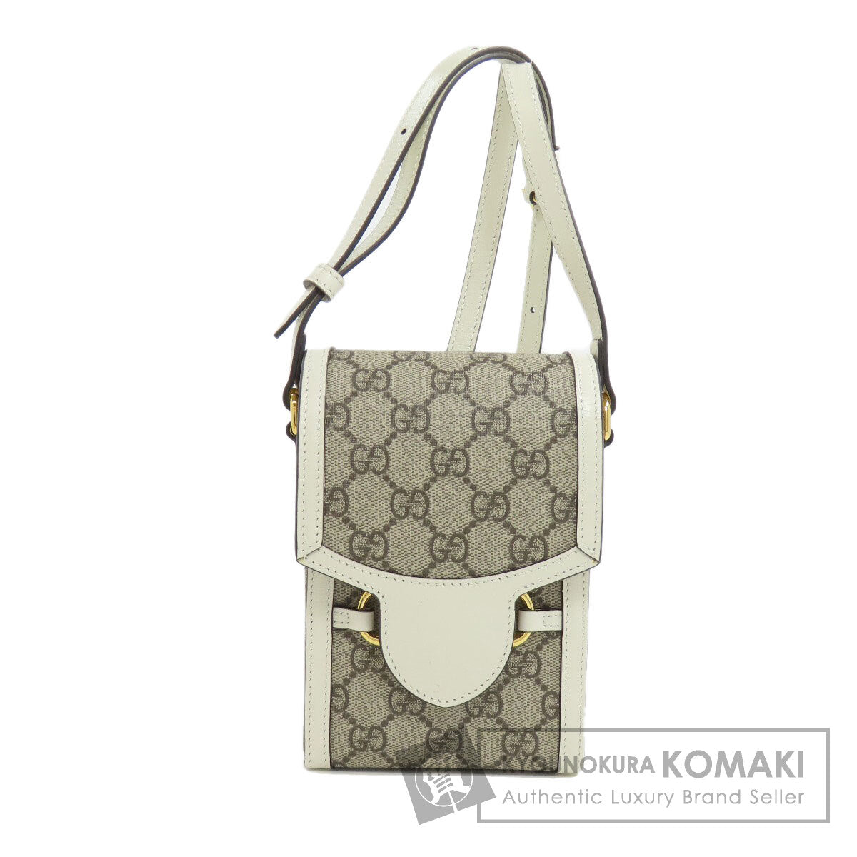 GUCCI グッチ 625615 ホースビット 1955 ミニバッグ ショルダーバッグ PVC レディース 中古