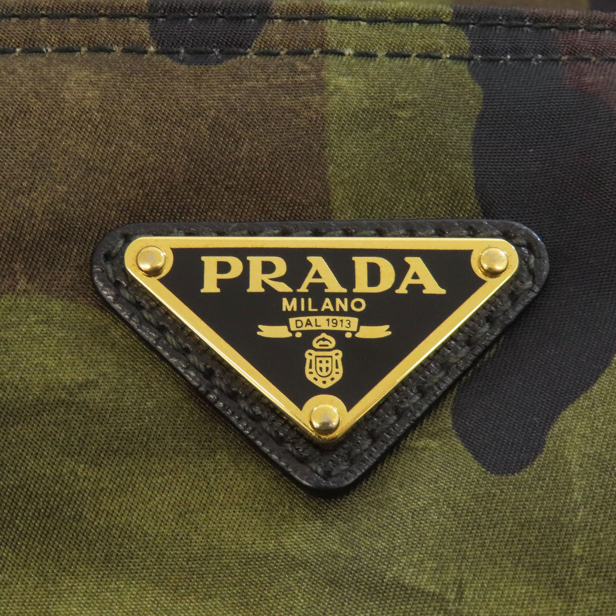 PRADA プラダ 迷彩柄 2WAY トートバッグ ナイロン レディース 中古