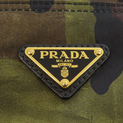 PRADA プラダ 迷彩柄 2WAY トートバッグ ナイロン レディース 中古
