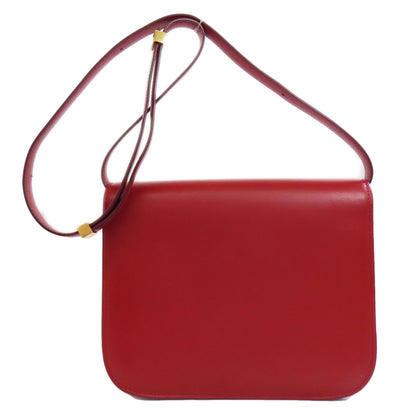 CELINE セリーヌ クラシックボックス ショルダーバッグ レザー レディース 中古