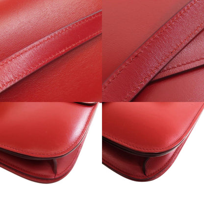 CELINE セリーヌ クラシックボックス ショルダーバッグ レザー レディース 中古