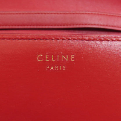 CELINE セリーヌ クラシックボックス ショルダーバッグ レザー レディース 中古