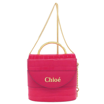 CHLOE クロエ アビーロック 2WAY ハンドバッグ レザー レディース 中古