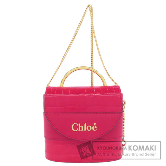 CHLOE クロエ アビーロック 2WAY ハンドバッグ レザー レディース 中古