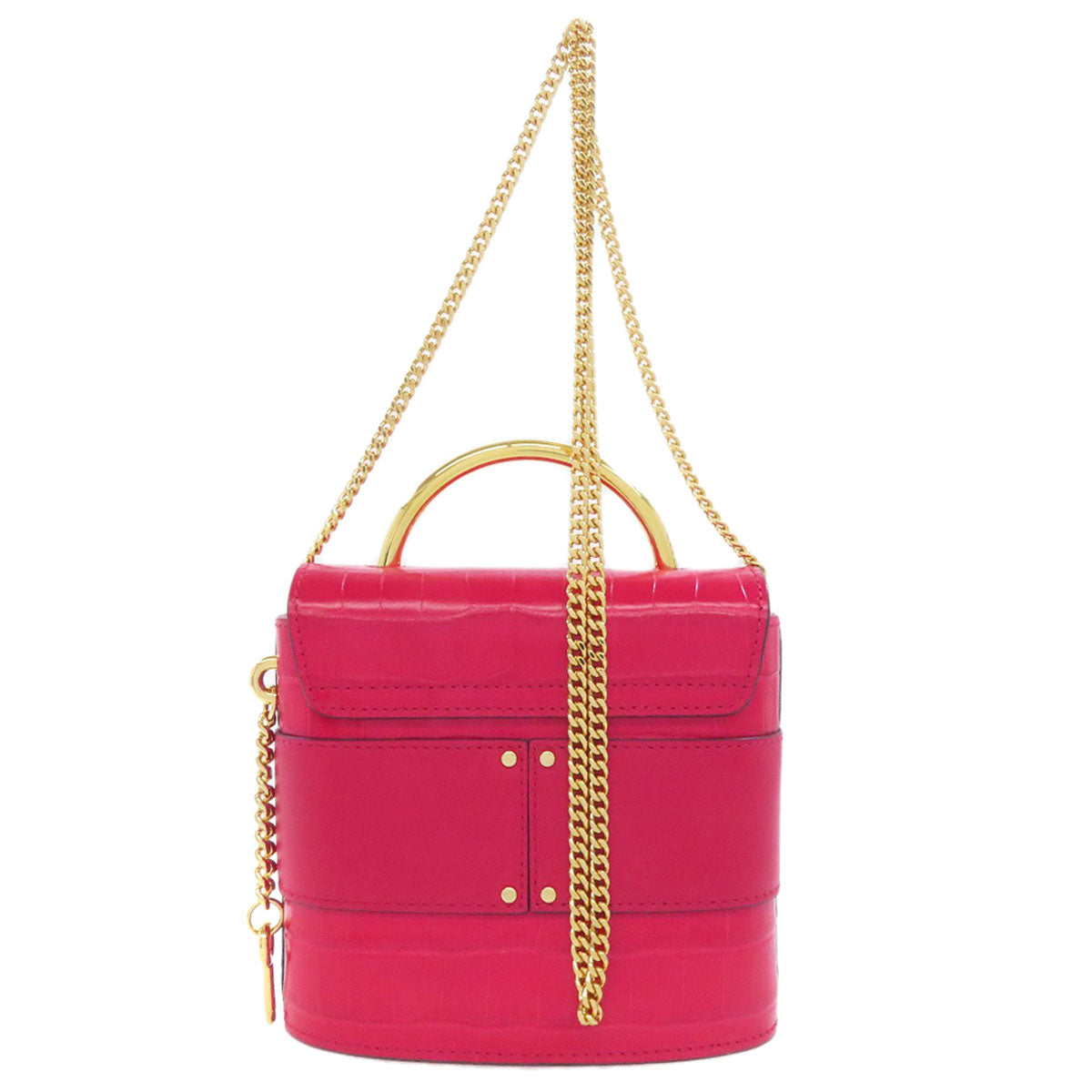 CHLOE クロエ アビーロック 2WAY ハンドバッグ レザー レディース 中古