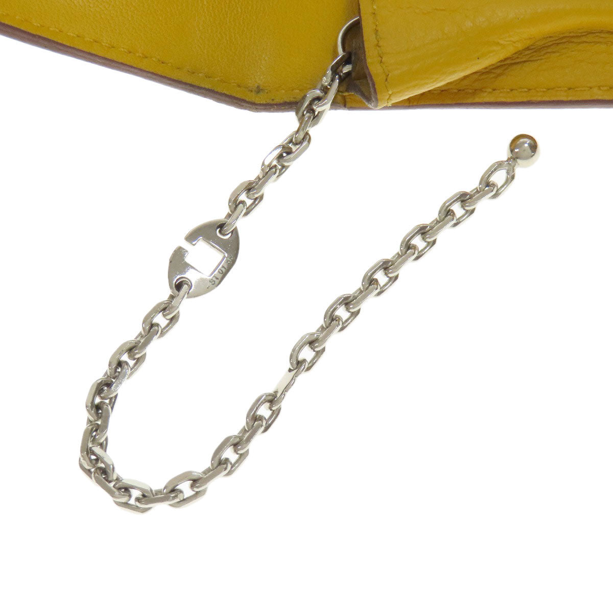 HERMES エルメス ドゴン シルバー金具 コインケース シェーブル レディース 中古
