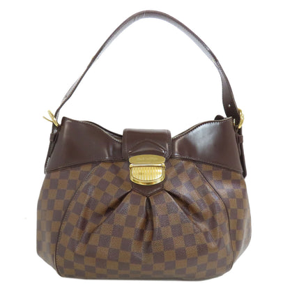 LOUIS VUITTON ルイヴィトン N41541 システィナMM ショルダーバッグ ダミエキャンバス レディース 中古