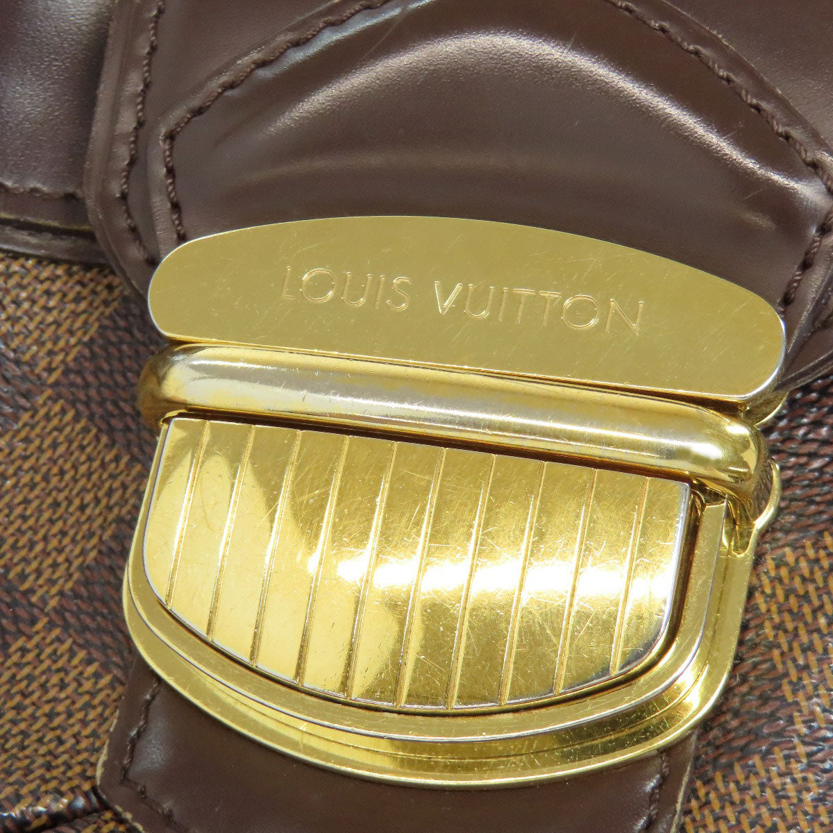 LOUIS VUITTON ルイヴィトン N41541 システィナMM ショルダーバッグ ダミエキャンバス レディース 中古