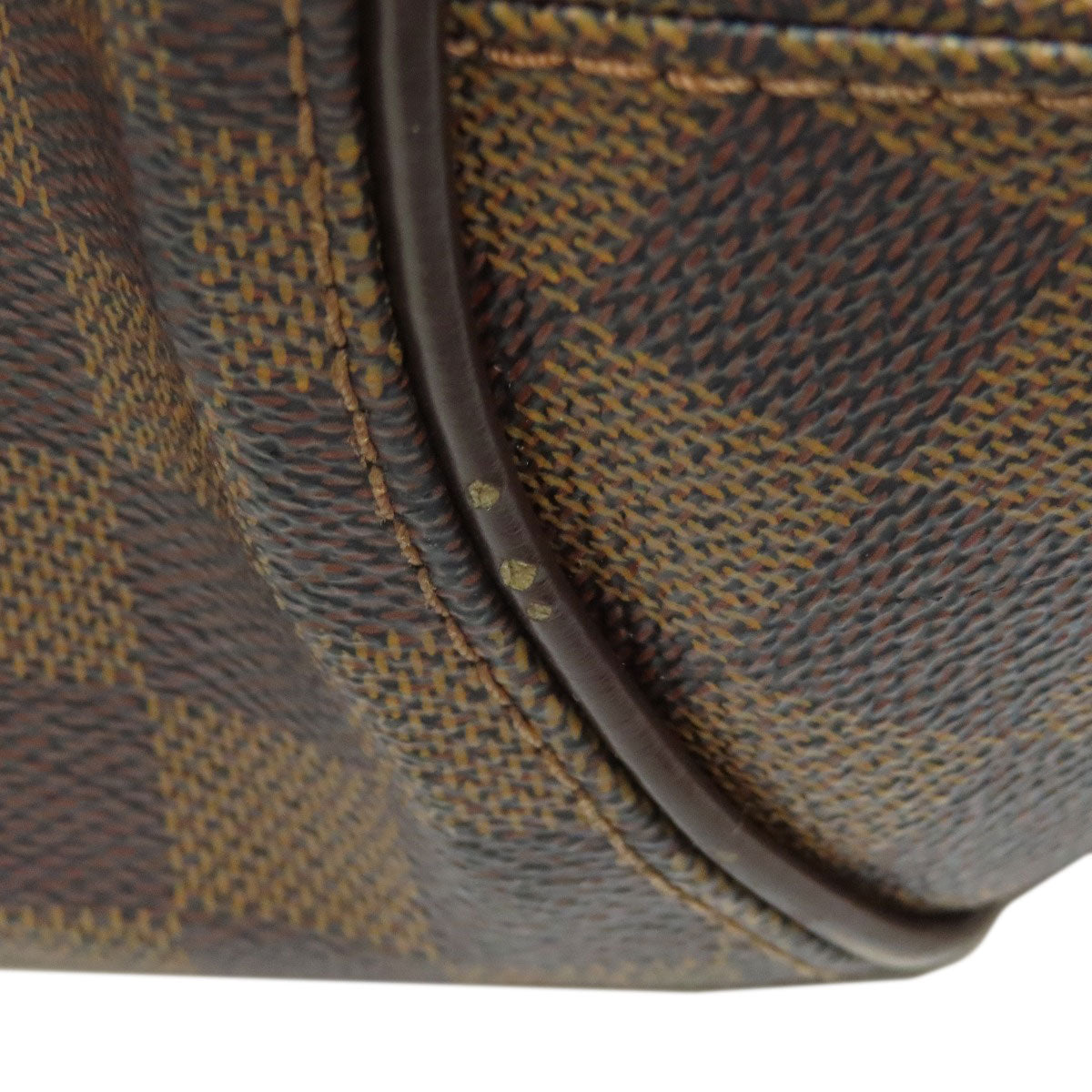 LOUIS VUITTON ルイヴィトン N41541 システィナMM ショルダーバッグ ダミエキャンバス レディース 中古