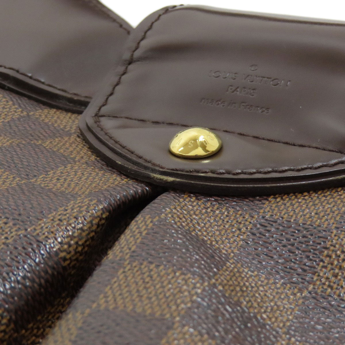 LOUIS VUITTON ルイヴィトン N41541 システィナMM ショルダーバッグ ダミエキャンバス レディース 中古