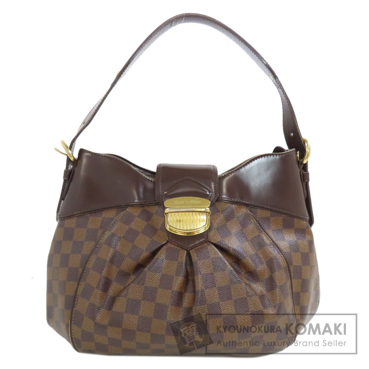 LOUIS VUITTON ルイヴィトン N41541 システィナMM ショルダーバッグ ダミエキャンバス レディース 中古