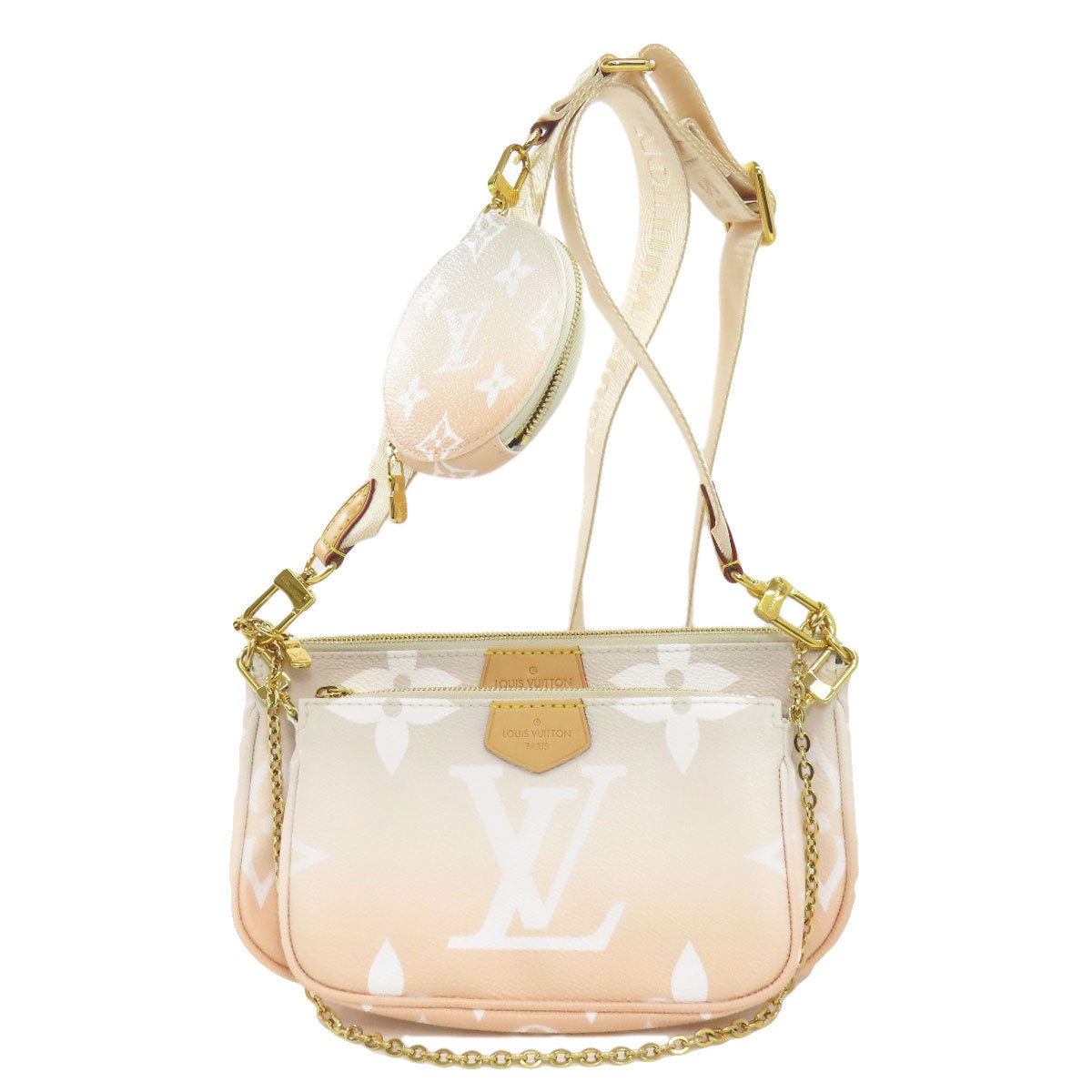 LOUIS VUITTON ルイヴィトン M57634 ミュルティ・ポシェット・アクセソワール ショルダーバッグ モノグラムジャイアント レディース 中古