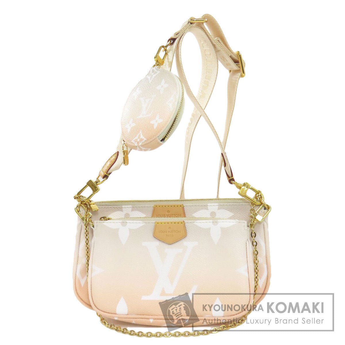 LOUIS VUITTON ルイヴィトン M57634 ミュルティ・ポシェット・アクセソワール ショルダーバッグ モノグラムジャイアント レディース 中古
