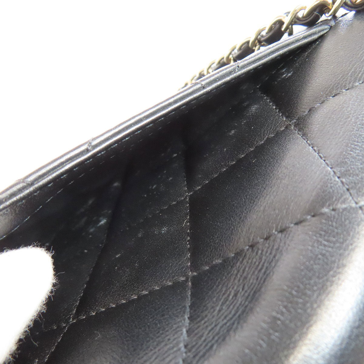CHANEL シャネル マトラッセ ゴールド金具 2WAY ハンドバッグ ラムスキン レディース 中古