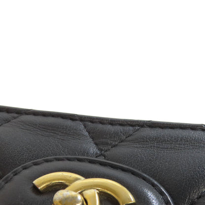 CHANEL シャネル マトラッセ ゴールド金具 2WAY ハンドバッグ ラムスキン レディース 中古
