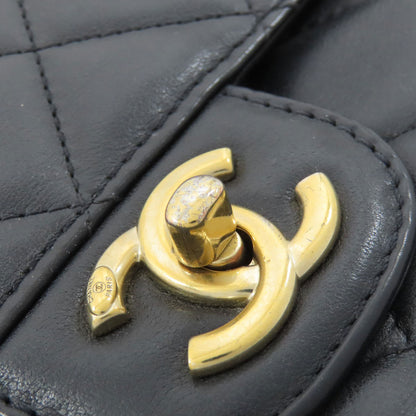 CHANEL シャネル マトラッセ ゴールド金具 2WAY ハンドバッグ ラムスキン レディース 中古