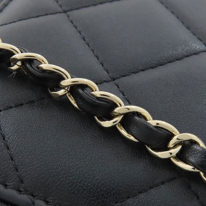 CHANEL シャネル マトラッセ ゴールド金具 2WAY ハンドバッグ ラムスキン レディース 中古