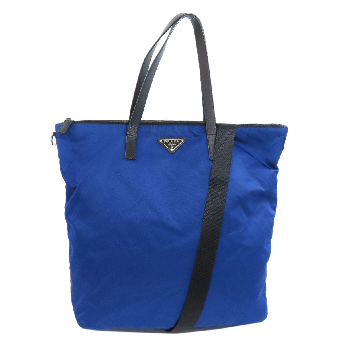 PRADA プラダ BR4696 ロゴ金具 2WAY トートバッグ ナイロン レディース 中古