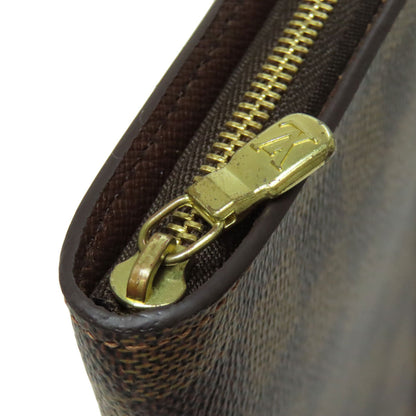 LOUIS VUITTON ルイヴィトン N61728 ポルトモネ・ジップ 長財布（小銭入れあり） ダミエキャンバス レディース 中古