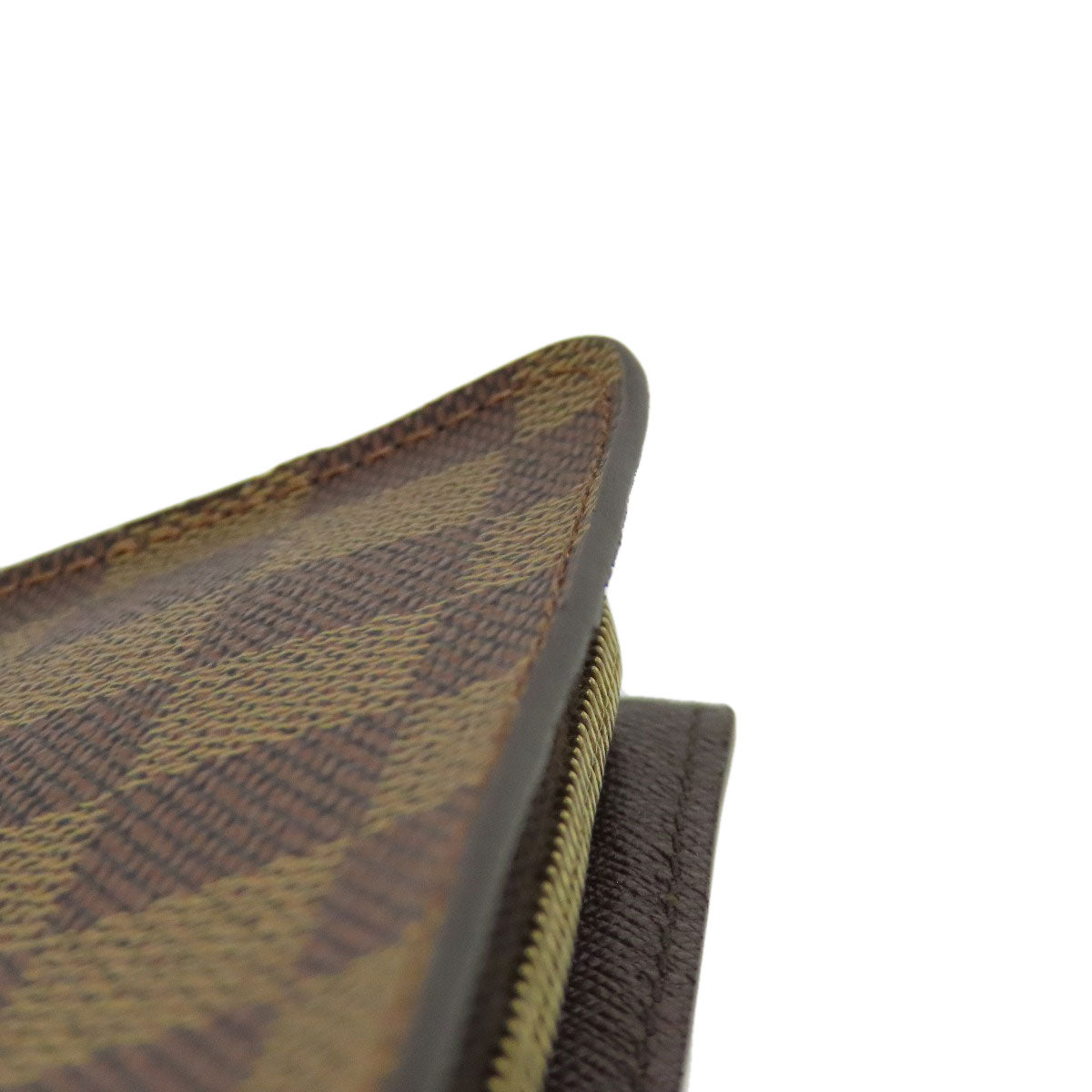 LOUIS VUITTON ルイヴィトン N61728 ポルトモネ・ジップ 長財布（小銭入れあり） ダミエキャンバス レディース 中古