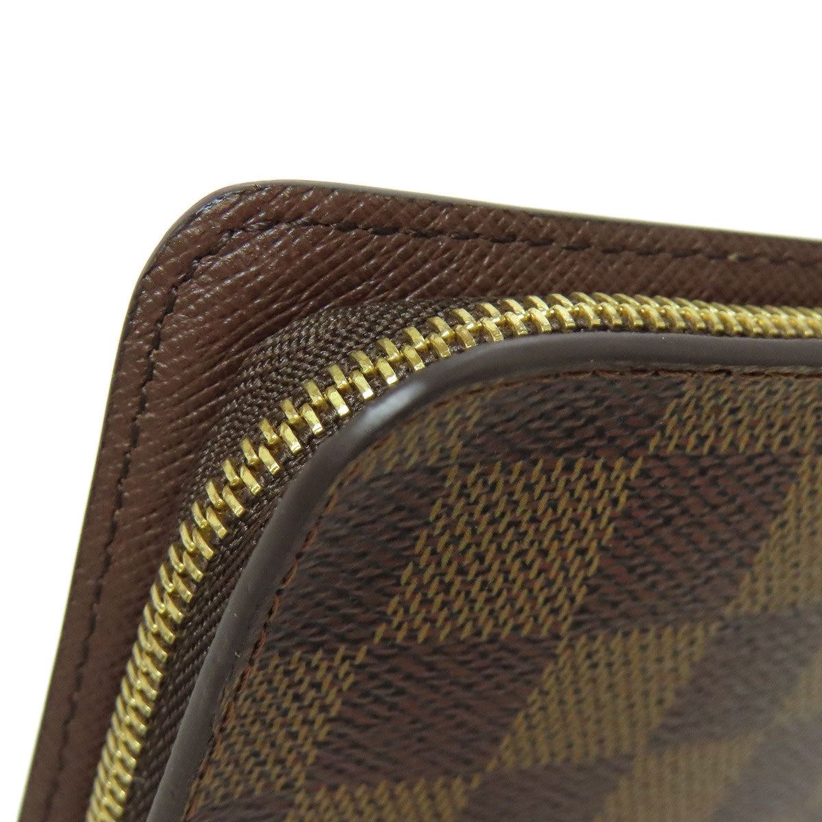 LOUIS VUITTON ルイヴィトン N61728 ポルトモネ・ジップ 長財布（小銭入れあり） ダミエキャンバス レディース 中古
