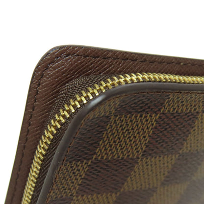 LOUIS VUITTON ルイヴィトン N61728 ポルトモネ・ジップ 長財布（小銭入れあり） ダミエキャンバス レディース 中古