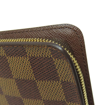 LOUIS VUITTON ルイヴィトン N61728 ポルトモネ・ジップ 長財布（小銭入れあり） ダミエキャンバス レディース 中古