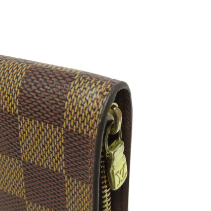 LOUIS VUITTON ルイヴィトン N61728 ポルトモネ・ジップ 長財布（小銭入れあり） ダミエキャンバス レディース 中古