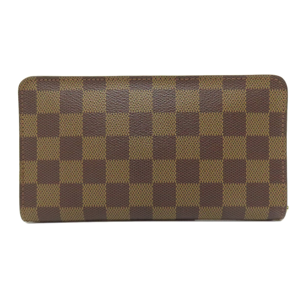 LOUIS VUITTON ルイヴィトン N61728 ポルトモネ・ジップ 長財布（小銭入れあり） ダミエキャンバス レディース 中古