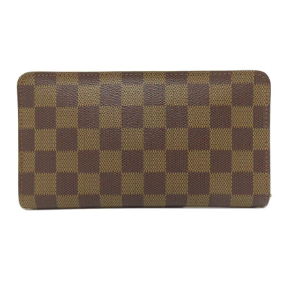 LOUIS VUITTON ルイヴィトン N61728 ポルトモネ・ジップ 長財布（小銭入れあり） ダミエキャンバス レディース 中古