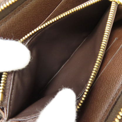 LOUIS VUITTON ルイヴィトン N61728 ポルトモネ・ジップ 長財布（小銭入れあり） ダミエキャンバス レディース 中古
