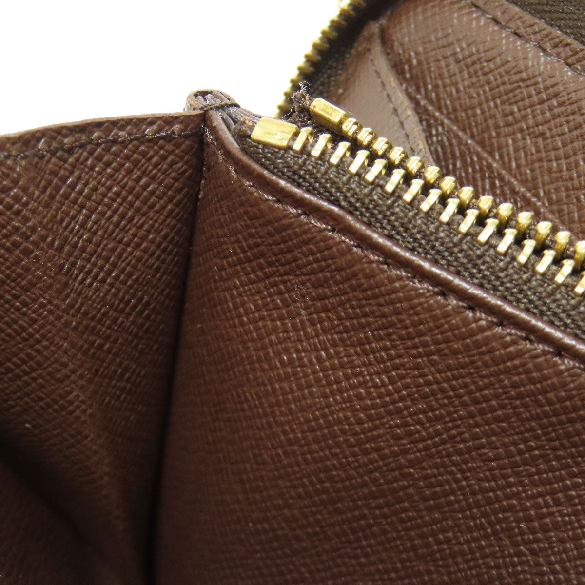 LOUIS VUITTON ルイヴィトン N61728 ポルトモネ・ジップ 長財布（小銭入れあり） ダミエキャンバス レディース 中古