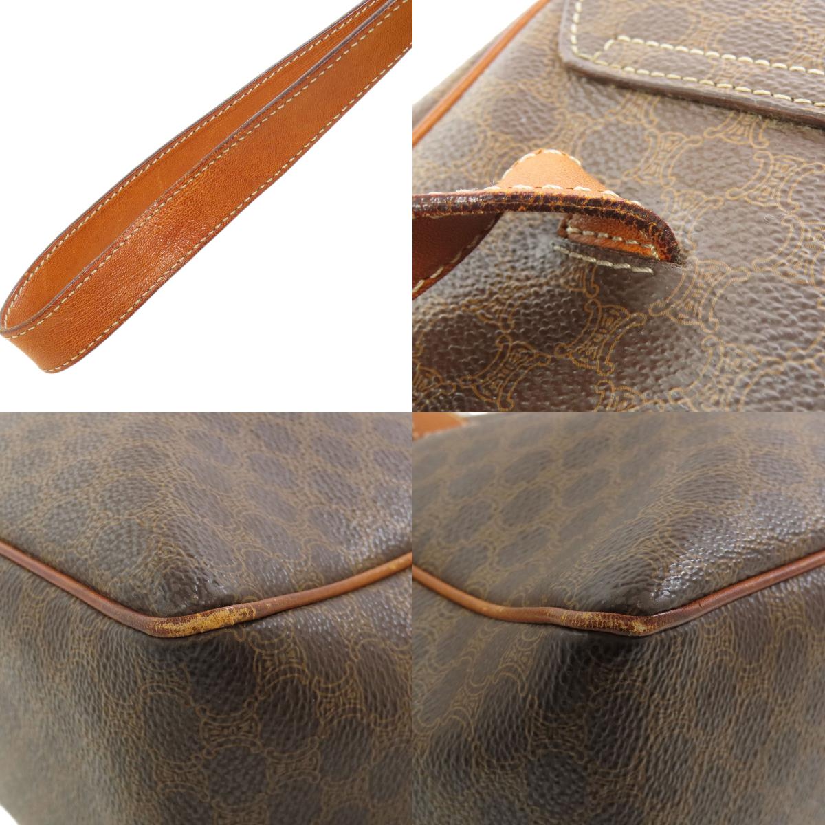 CELINE セリーヌ マカダム トートバッグ PVC レディース 中古
