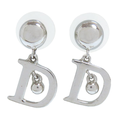 CHRISTIAN DIOR クリスチャンディオール Dロゴ ピアス 金属製 レディース 中古