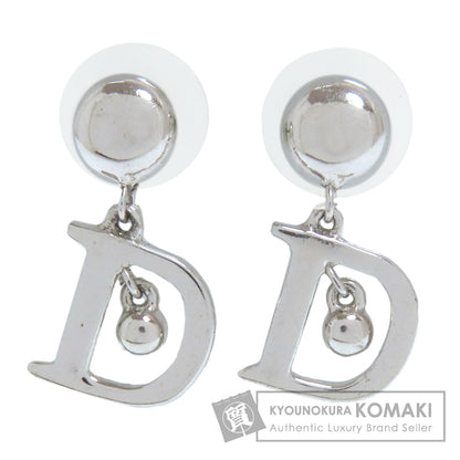 CHRISTIAN DIOR クリスチャンディオール Dロゴ ピアス 金属製 レディース 中古