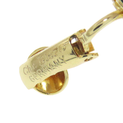 CHRISTIAN DIOR クリスチャンディオール CDロゴ イヤリング 金属製 レディース 中古