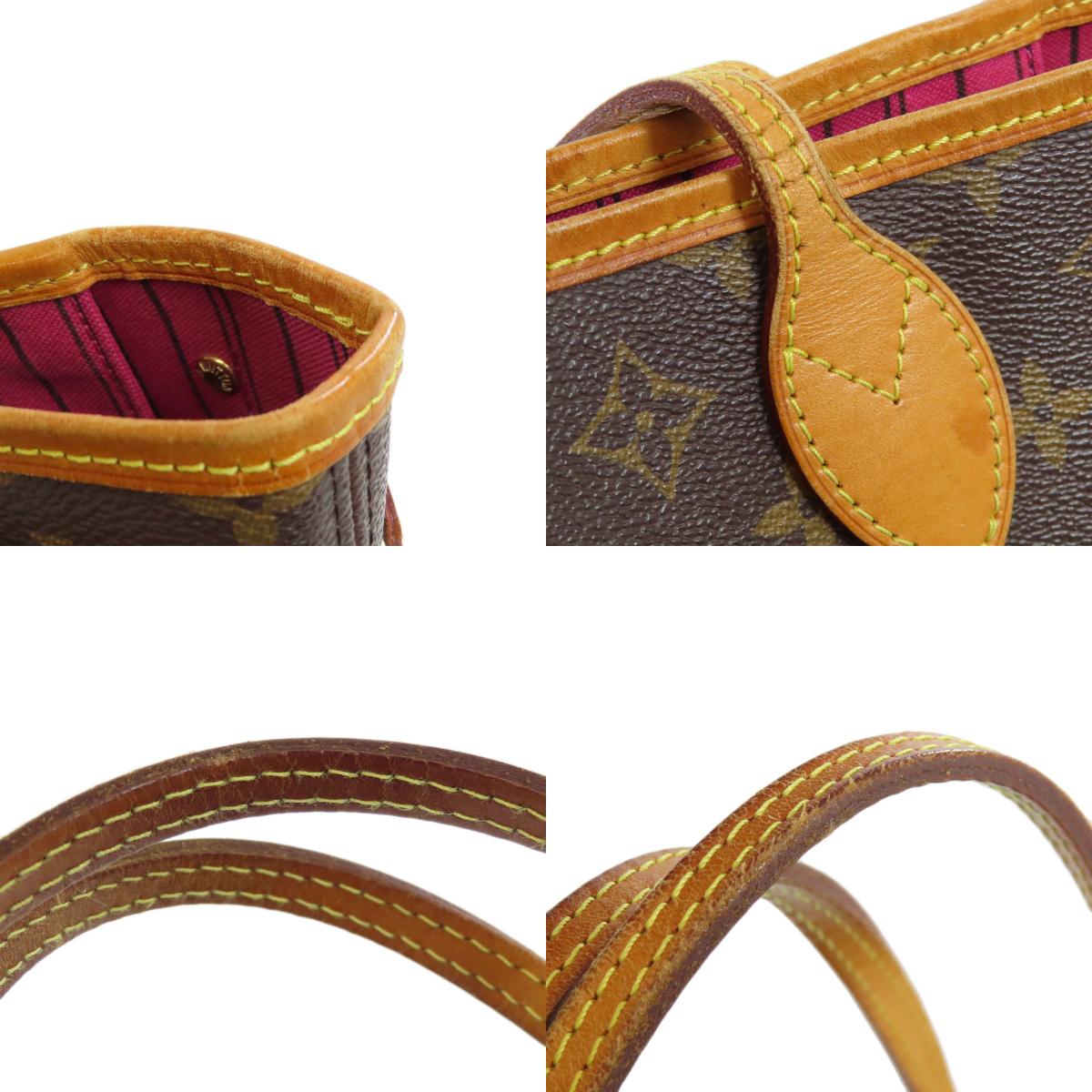 LOUIS VUITTON ルイヴィトン M41245 ネヴァーフルPM トートバッグ モノグラムキャンバス レディース 中古